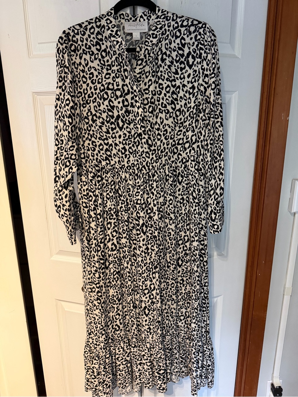 Mare Mare X Anthropologie Leopard Maxi Dress - Size S - Picture 3 of 5